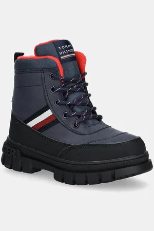 Tommy Hilfiger Dětské zimní boty tmavomodrá barva, T3X5-33713