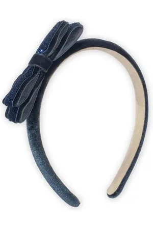 Konges Sløjd Dětská čelenka do vlasů VELVET BOW HAIRBRACE KS101862