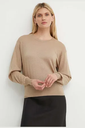 By Malene Birger Svetr z vlněné směsi MANTEA dámský, barva, lehký, Q72434002