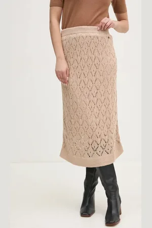 Pepe Jeans Sukně HAILEY SKIRT barva, midi, pouzdrová, PL901169