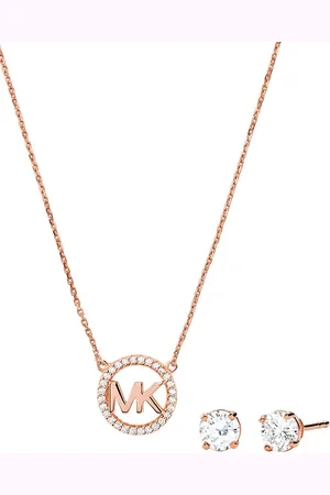 Michael Kors Náhrdelník a náušnice z pozlaceného stříbra MKC1260AN791