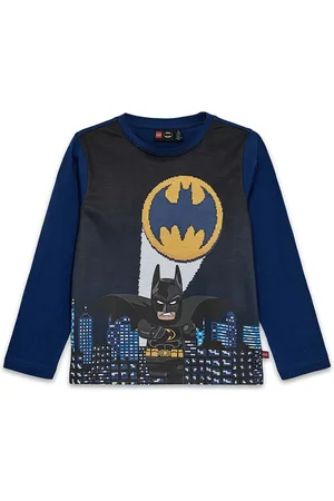 LEGO Wear Dětské bavlněné tričko s dlouhým rukávem LWTANO 629 tmavomodrá barva, s potiskem, 12011327