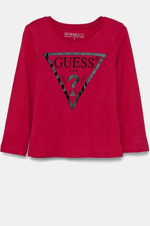 Guess Dětská bavlněná košile s dlouhým rukávem barva, K84I18 K8HM0