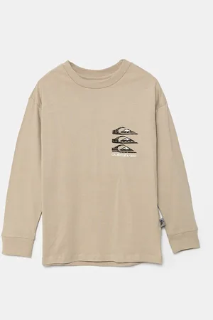 Quiksilver Dětské bavlněné tričko s dlouhým rukávem VINTAGE MIX LS barva, s potiskem, EQBZT04799