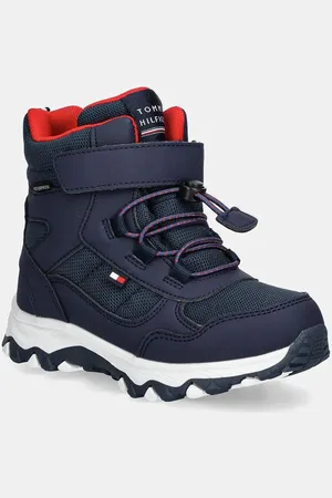 Tommy Hilfiger Dětské boty tmavomodrá barva, T1X5-33710