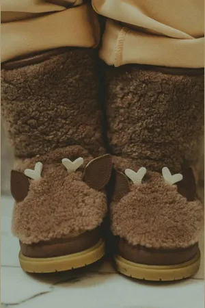 Donsje Dětské zimní boty Irfi Boots Stag barva, 2017907