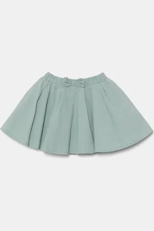 Benetton Dětská manšestrová sukně barva, mini, 4O5GG000Y