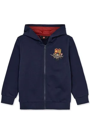 LEGO Wear Dětská bavlněná mikina LWSCOUT 705 tmavomodrá barva, s kapucí, s potiskem, 12011283