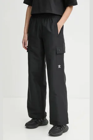 adidas Kalhoty Essentials Woven Cargo dámské, barva, široké, high waist, IX9974