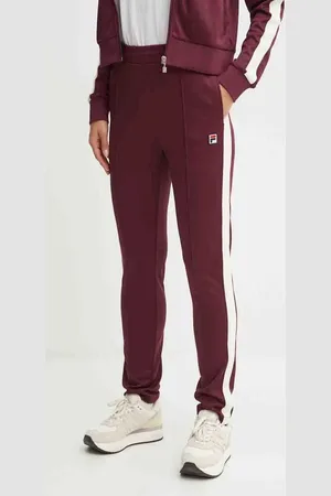 Fila Tepláky Lamoni vínová barva, vzorované, FAW0889