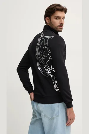 Philipp Plein Mikina pánská, barva, s potiskem, AADC MJB3543 STE003N