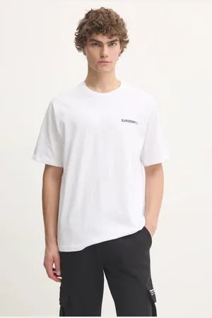 Superdry Bavlněné tričko barva, s aplikací, M1012083A-T7X