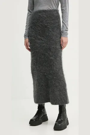 By Malene Birger Vlněná sukně ESTILLE barva, maxi, Q72556002
