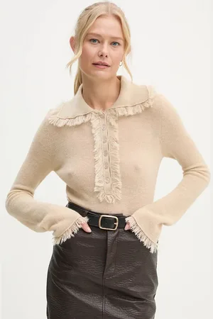 By Malene Birger Vlněný svetr DREELE dámský, barva, lehký, Q72553002