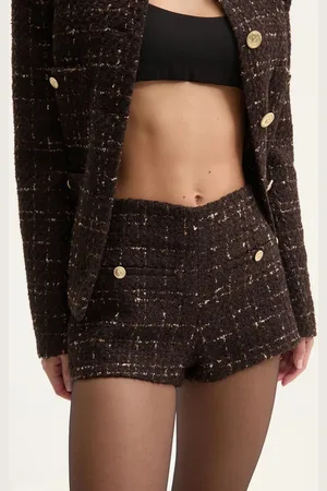 Miss Sixty Šortky z vlněné směsi 6L4PJ1220000 barva, vzorované, high waist
