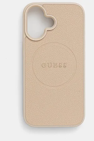 Guess Obal na telefon iPhone 16 6.1 barva, GUHMP16SPGHSMME