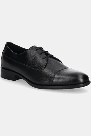 HUGO BOSS Kožené polobotky Colby pánské, barva, 50529089