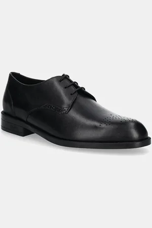 HUGO BOSS Kožené polobotky Tayil pánské, barva, 50529099
