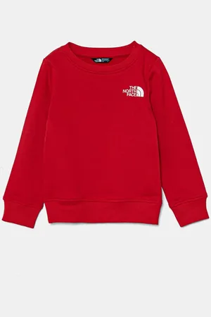 The North Face Dětská mikina REDBOX REGULAR CREW barva, s potiskem, NF0A89H76821