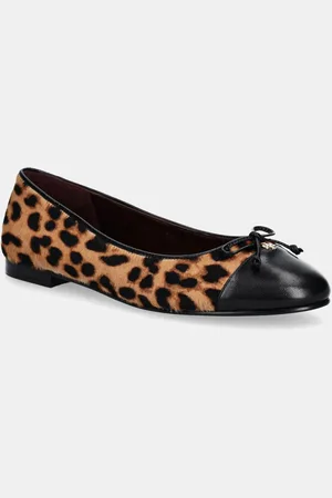 Tory Burch Kožené baleríny Cap-Toe Ballet barva, 154509-201
