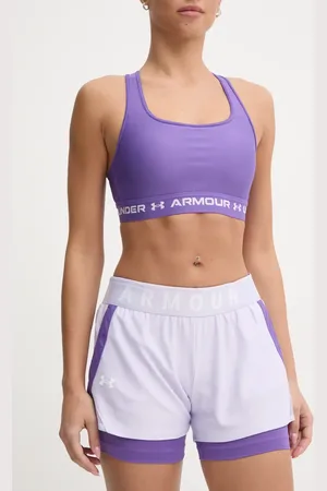 Under Armour Tréninkové šortky dámské, barva, s potiskem, high waist
