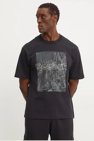 Reebok Bavlněné tričko barva, s potiskem, 100205656