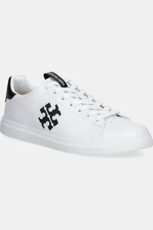 Tory Burch Kožené tenisky Double T Howell Court barva, 149728-101
