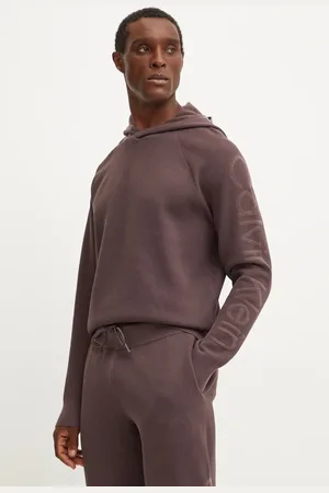 Calvin Klein Mikina pánská, barva, s kapucí, hladká, 00GMF4W334