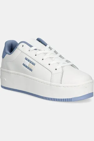 Tommy Hilfiger Kožené sneakers boty TJW FLATFORM ESS barva, EN0EN02518