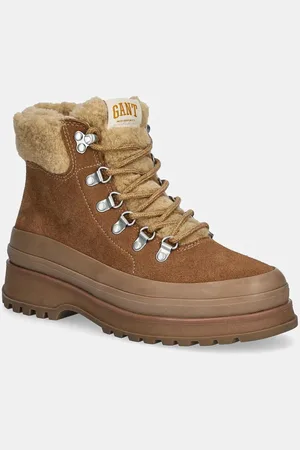 GANT Semišové workery Wintly dámské, barva, na platformě, zateplené, 29543794 G447