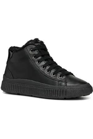 Geox Dětské kožené polobotky LAQUINNY barva, J46M3G.00085