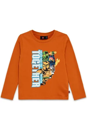 LEGO Wear Dětské bavlněné tričko s dlouhým rukávem LWTANO 702 barva, s potiskem, 12011344