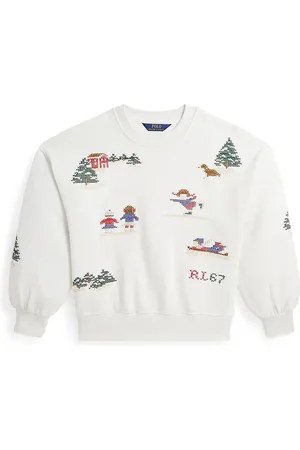 Ralph Lauren Dětská bavlněná mikina barva, vzorovaná, 313952129001