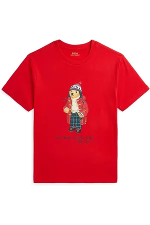 Ralph Lauren Dětské bavlněné tričko barva, s potiskem, 323853828037