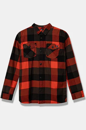 Vans Dětská bavlněná košile BOX FLANNEL CLASSIC WOVEN BY barva, VN000JG5DRF1