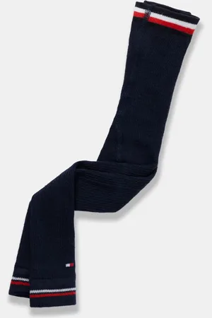 Tommy Hilfiger Kojenecké legíny tmavomodrá barva, hladké, 701229887