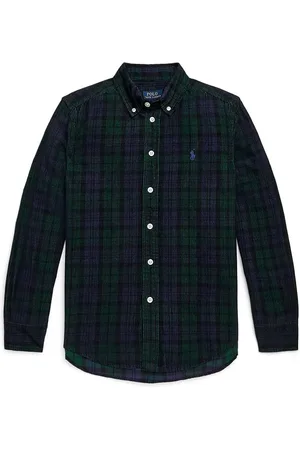 Ralph Lauren Dětská košile tmavomodrá barva, 323878883001