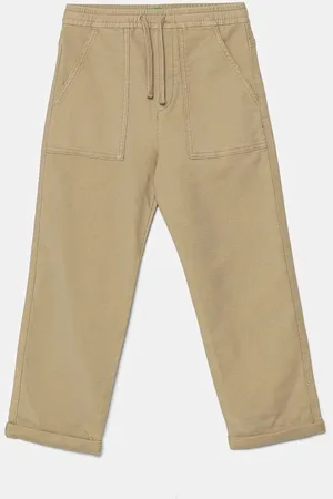 Benetton Dětské kalhoty barva, hladké, 47K0CF03T