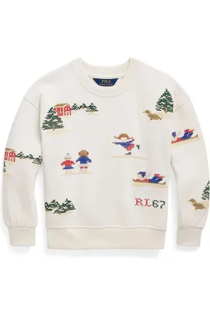 Ralph Lauren Dětská bavlněná mikina barva, s potiskem, 312952129001