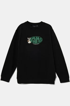 Vans Dětská mikina Hopper Loose Crew barva, s potiskem, VN000JC1BLK1
