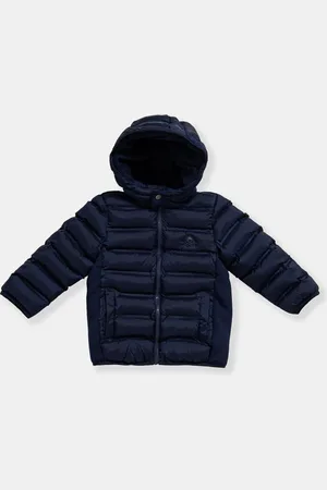 Benetton Dětská bunda tmavomodrá barva, 2KL9GN01S