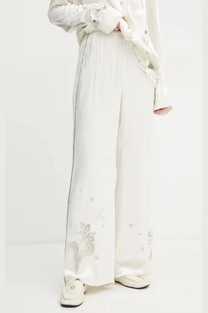 FORTE FORTE Kalhoty dámské, barva, široké, high waist, 13258_my pants