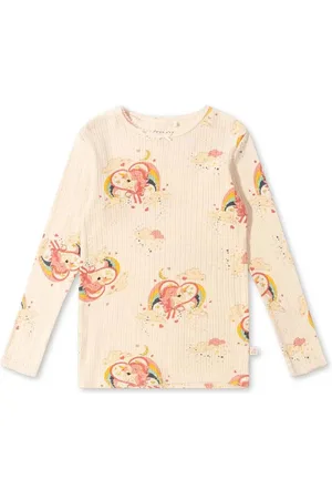 Konges Sløjd Dětské bavlněné tričko s dlouhým rukávem MINNIE GLITTER BLOUSE GOTS barva, KS102053