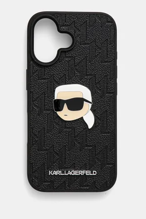 Karl Lagerfeld Obal na telefon iPhone 16 6.1 barva, KLHCP16SPGKLKIPK
