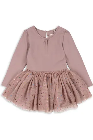 Konges Sløjd Dívčí šaty FAIRY BALLERINA DRESS GRS barva, mini, KS101967