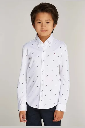 Tommy Hilfiger Dětská bavlněná košile barva, KB0KB09267