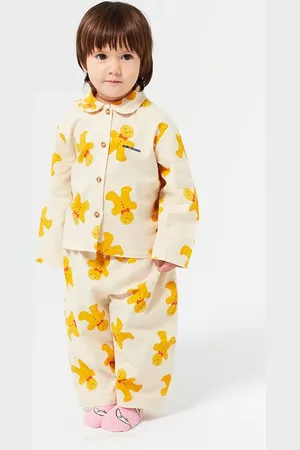Bobo Choses Dětská bavlněná souprava Gingerbread barva, 224FB007