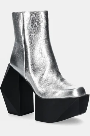 united nude Kožené kotníkové boty Stage Boot dámské, barva, na podpatku, 1075314116