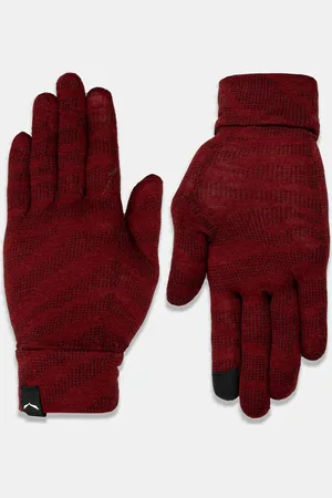 Salewa Rukavice Cristallo Merino vínová barva, 00.0000028514