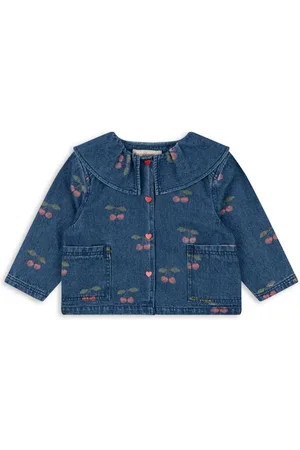Konges Sløjd Dětská bunda MAGOT DENIM SHIRT GOTS barva, KS102039